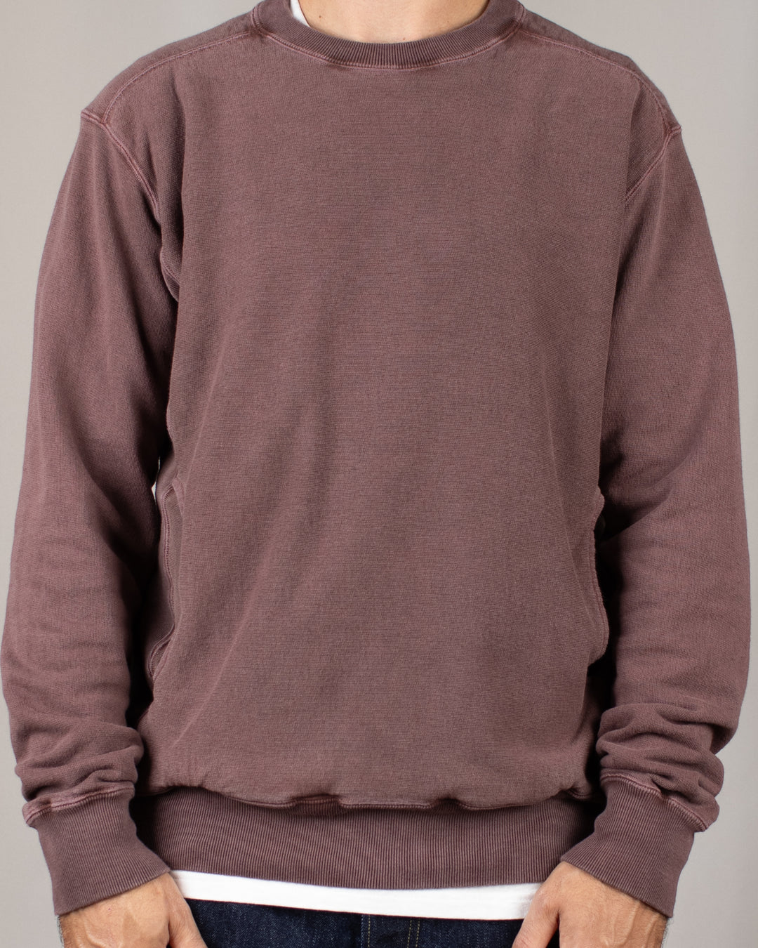 Heavy Crew Sweat P-Bordeaux