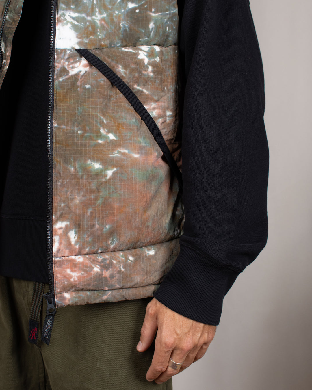 Down Puffer Vest Tie Dye