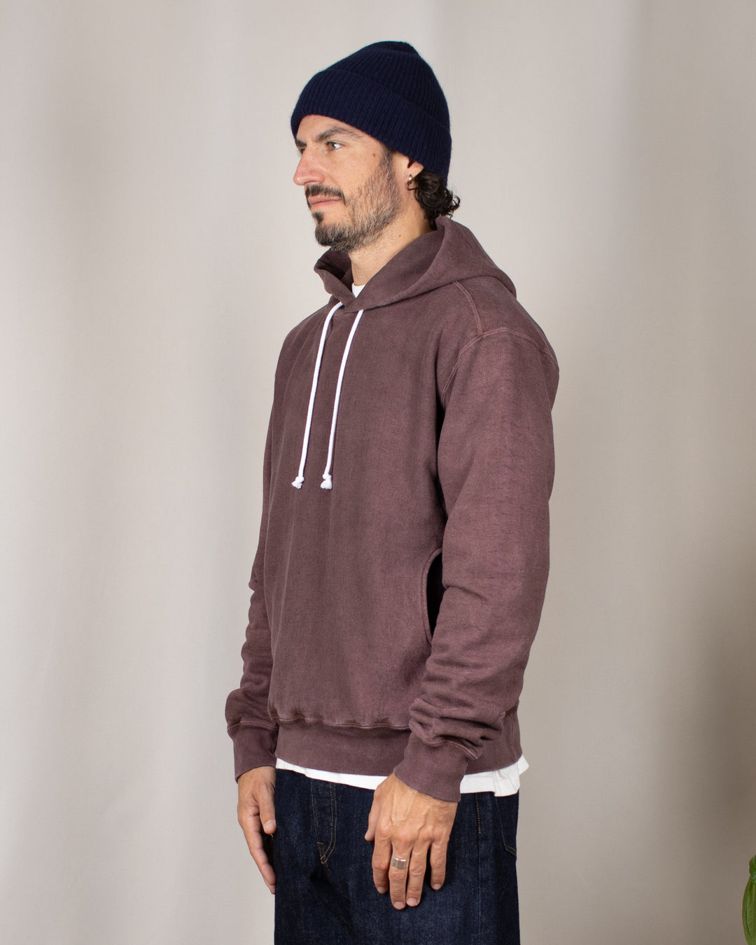 Heavy Pullover Hood Sweat P-Bordeaux