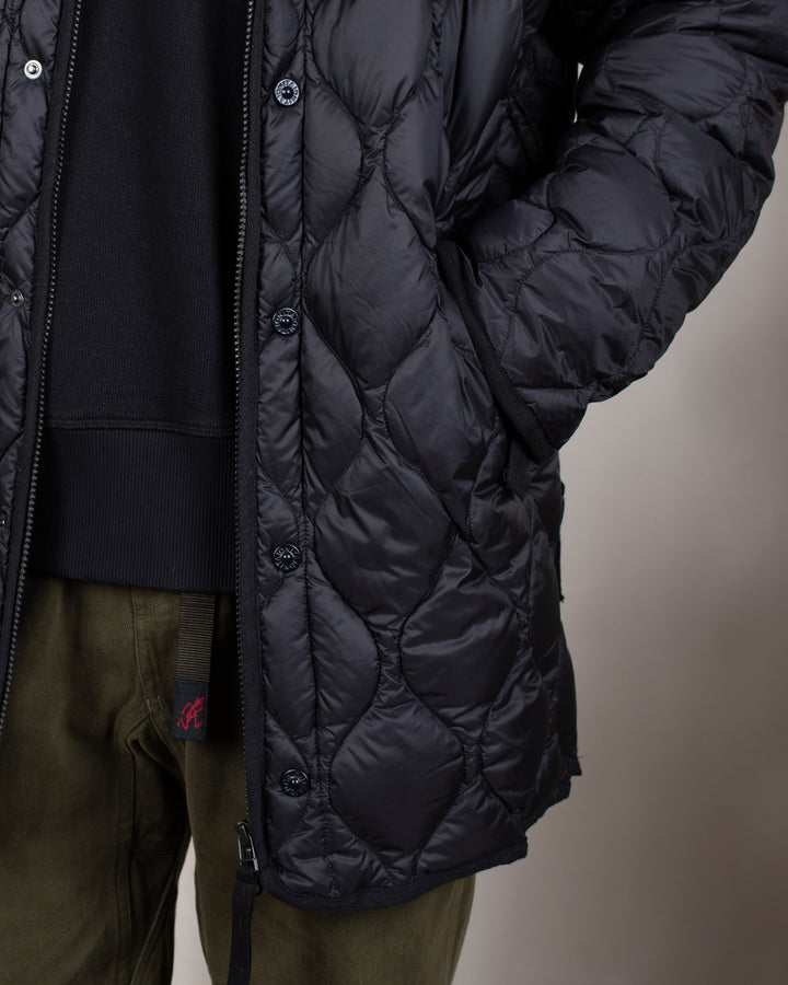 Military M65 Liner W-Zip Hood Down Jacket Black