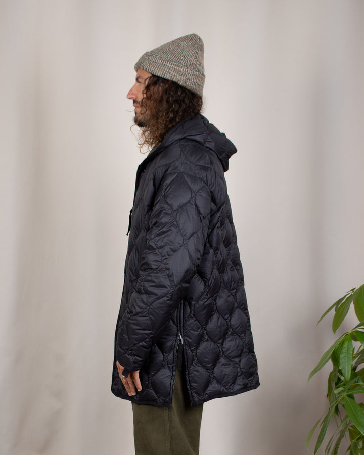 Military M65 Liner W-Zip Hood Down Jacket Black