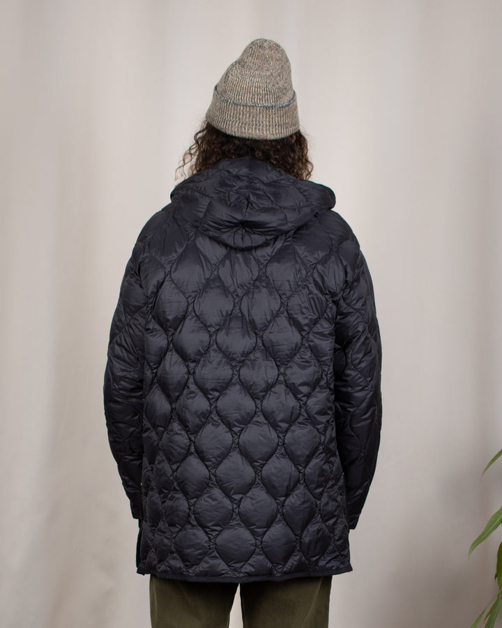 Military M65 Liner W-Zip Hood Down Jacket Black