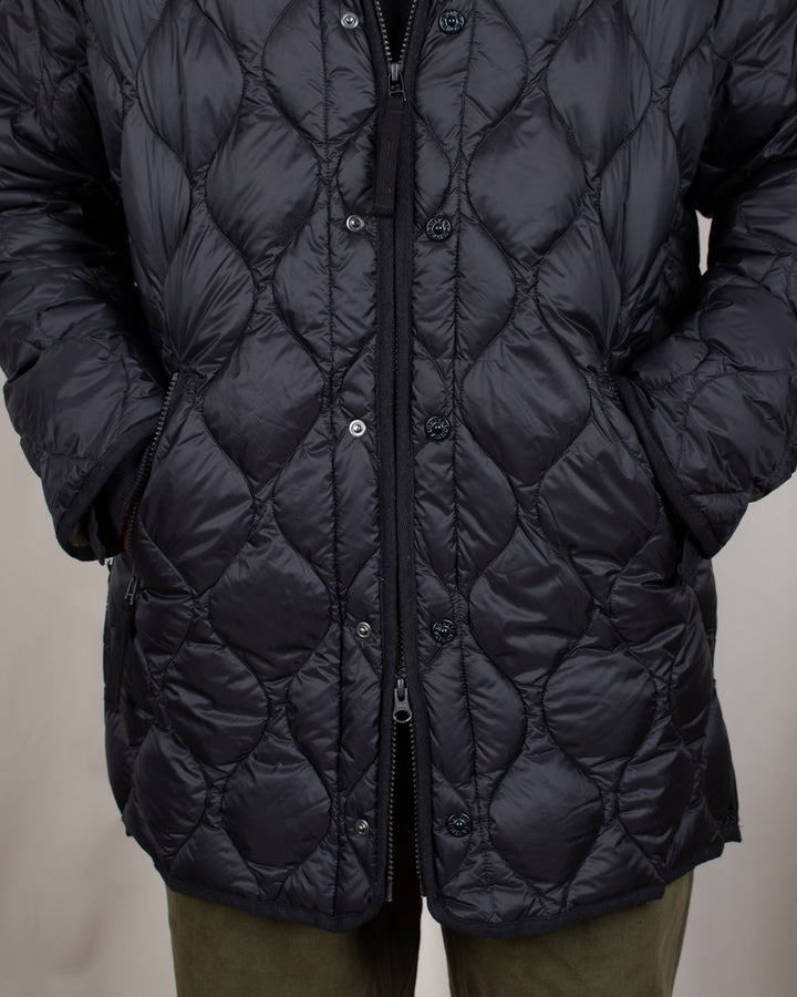 Military M65 Liner W-Zip Hood Down Jacket Black