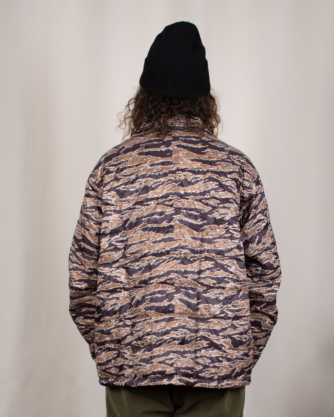 Down Coach Jacket BK-Gold Tiger Camo