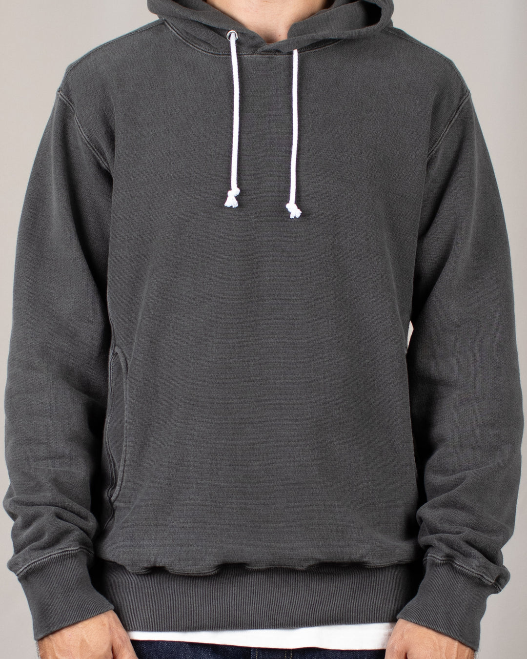 Heavy Pullover Hood Sweat P-Black