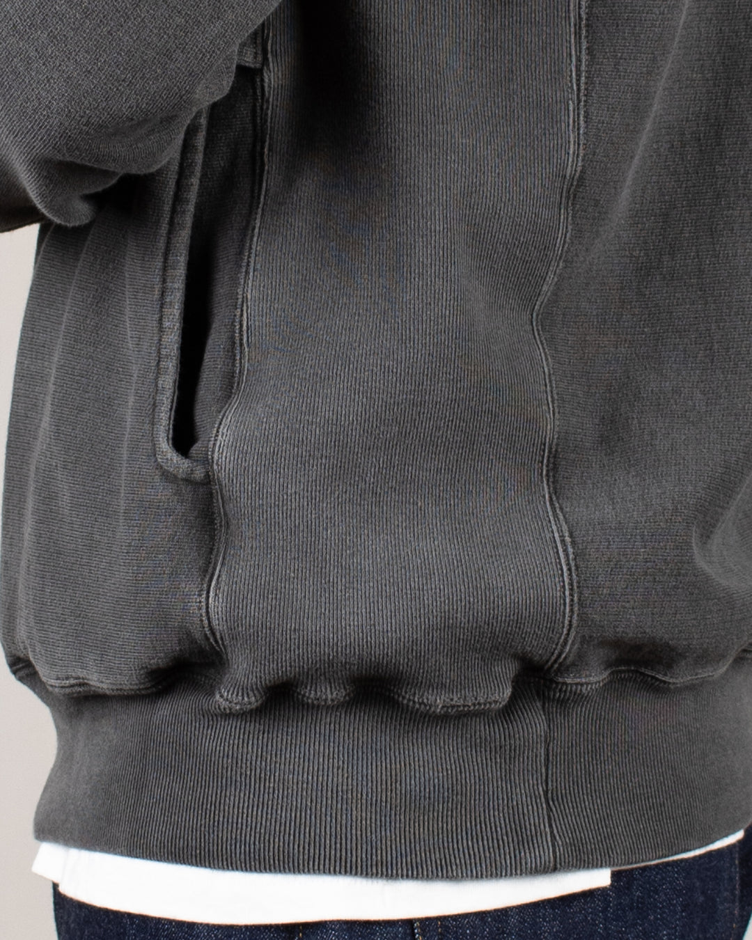 Heavy Pullover Hood Sweat P-Black
