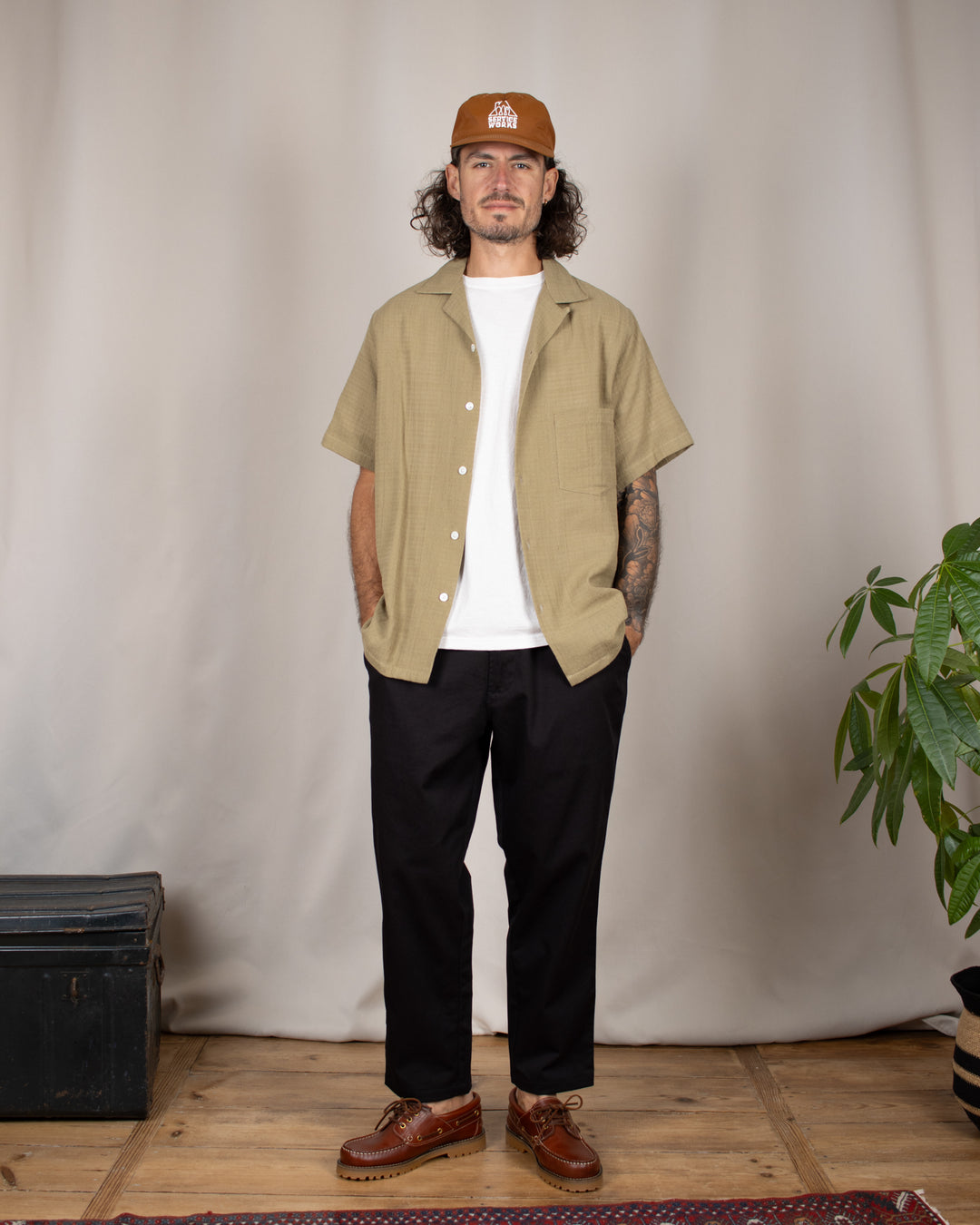 Hi Water Trouser Black Twill
