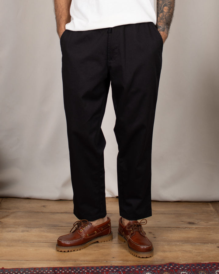 Hi Water Trouser Black Twill