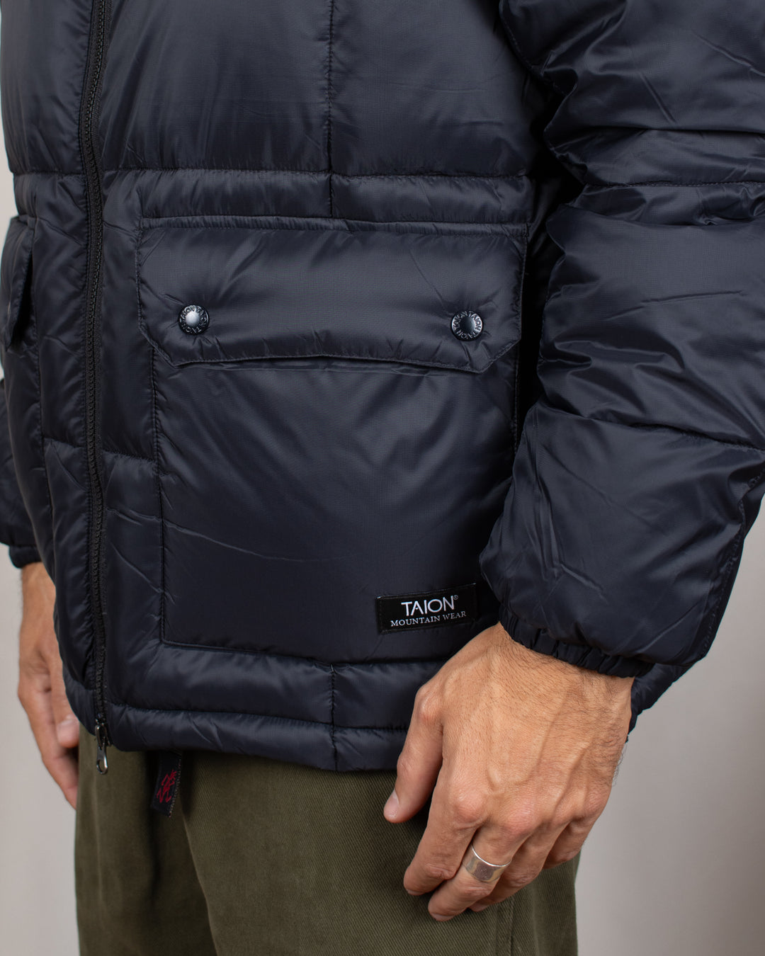 Volume Hood Down Jacket Black