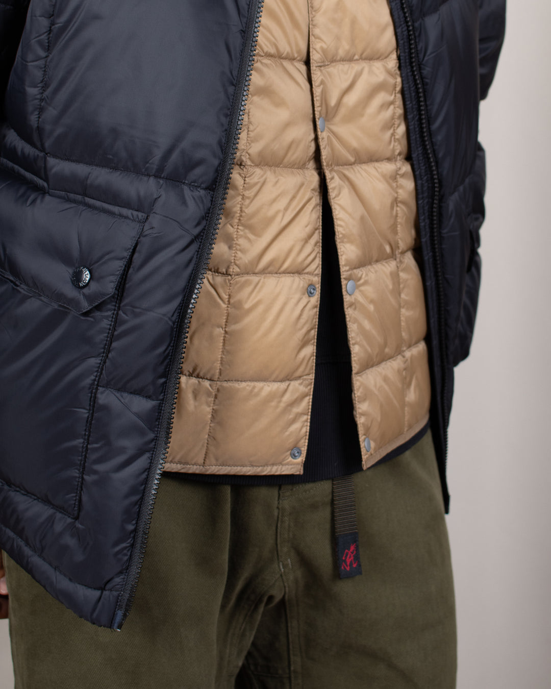 V-Neck Button Down Vest Grayge