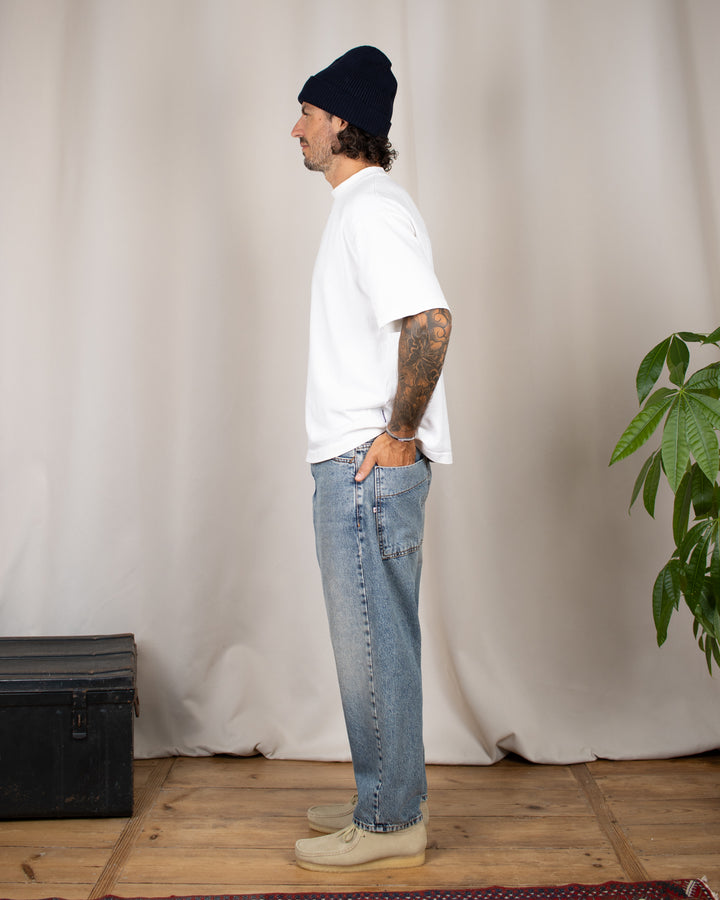 Japan Square Pocket Jeans Marble Ice
