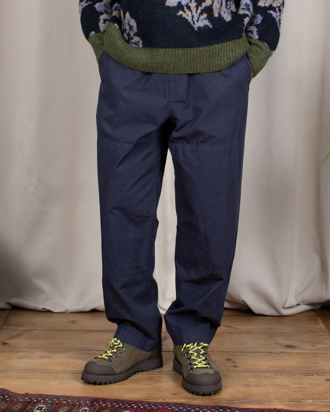 Easy Double Knee Pant Eclipse Navy