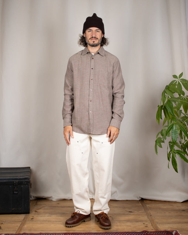 Espiga Flannel Shirt Brown
