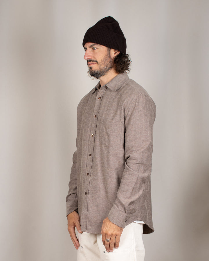 Espiga Flannel Shirt Brown