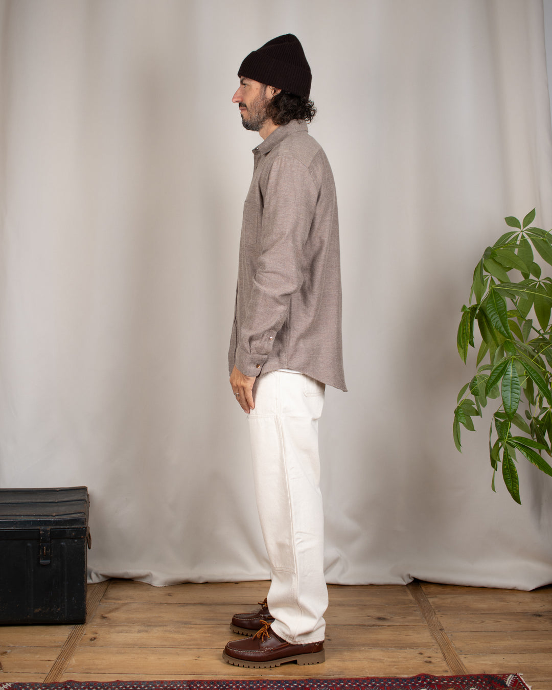 Espiga Flannel Shirt Brown