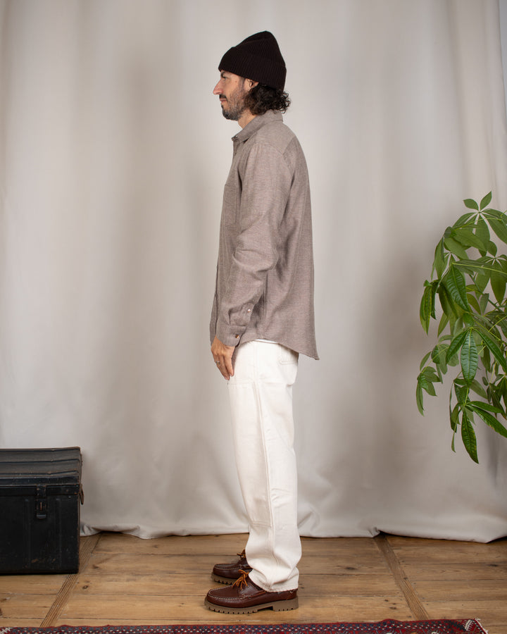 Espiga Flannel Shirt Brown
