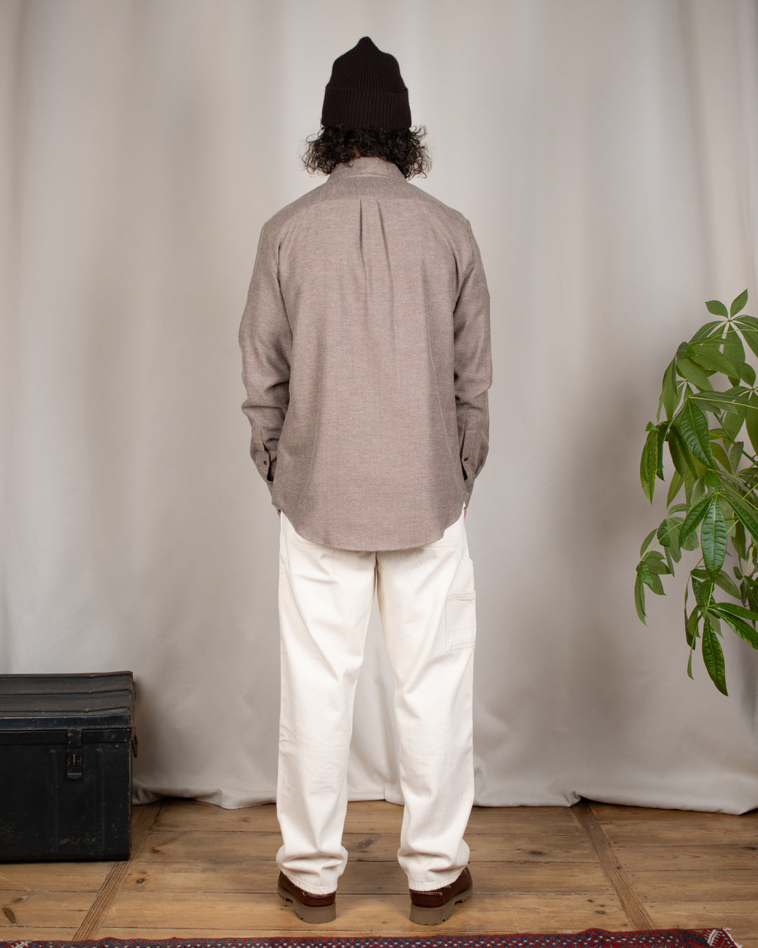 Espiga Flannel Shirt Brown