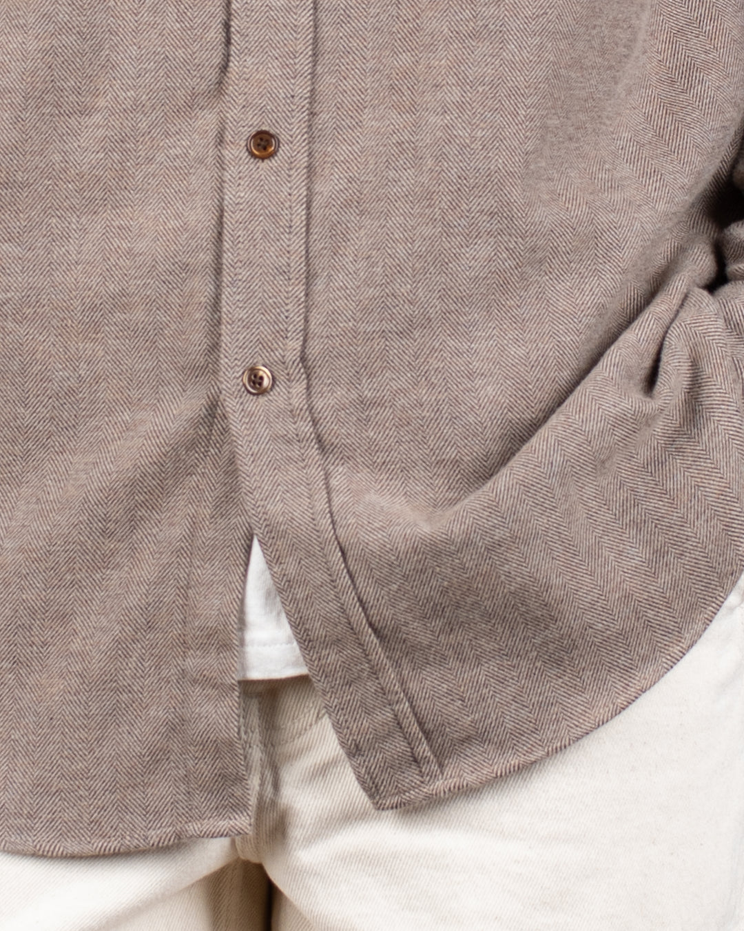 Espiga Flannel Shirt Brown