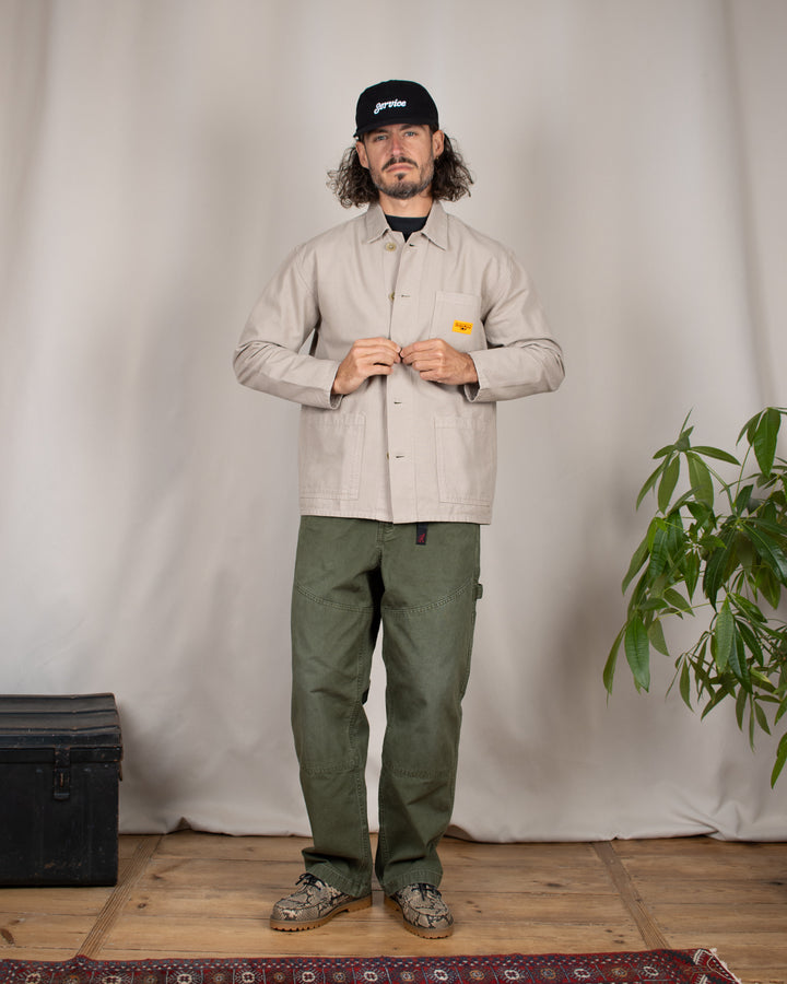 Canvas Chore Shirt Stone