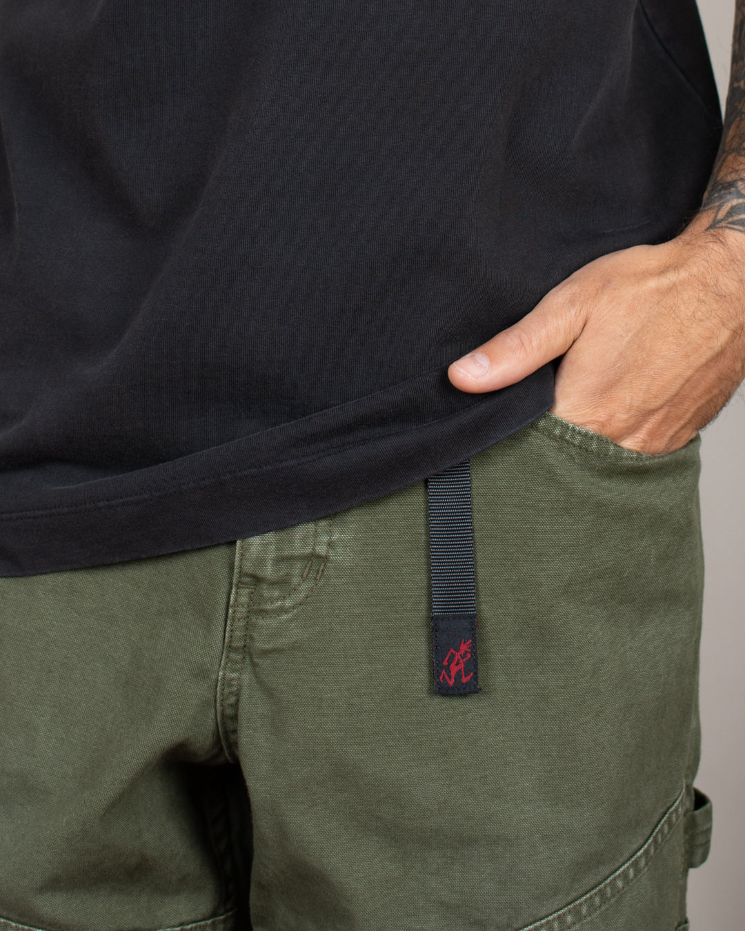 Relaxed Tee Blank Black Washed