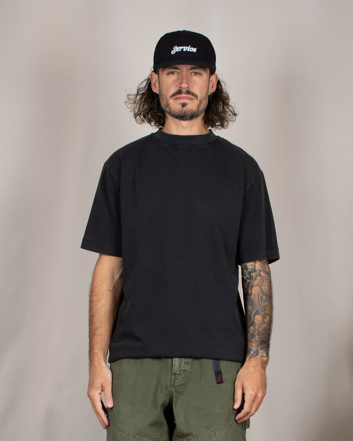 Relaxed Tee Blank Black Washed