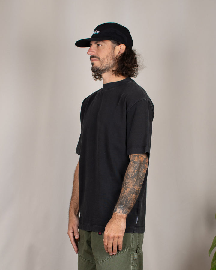 Relaxed Tee Blank Black Washed