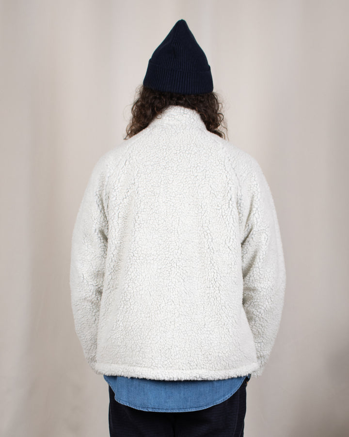 Reversible Sherpa Jacket Natural/Chartreuse