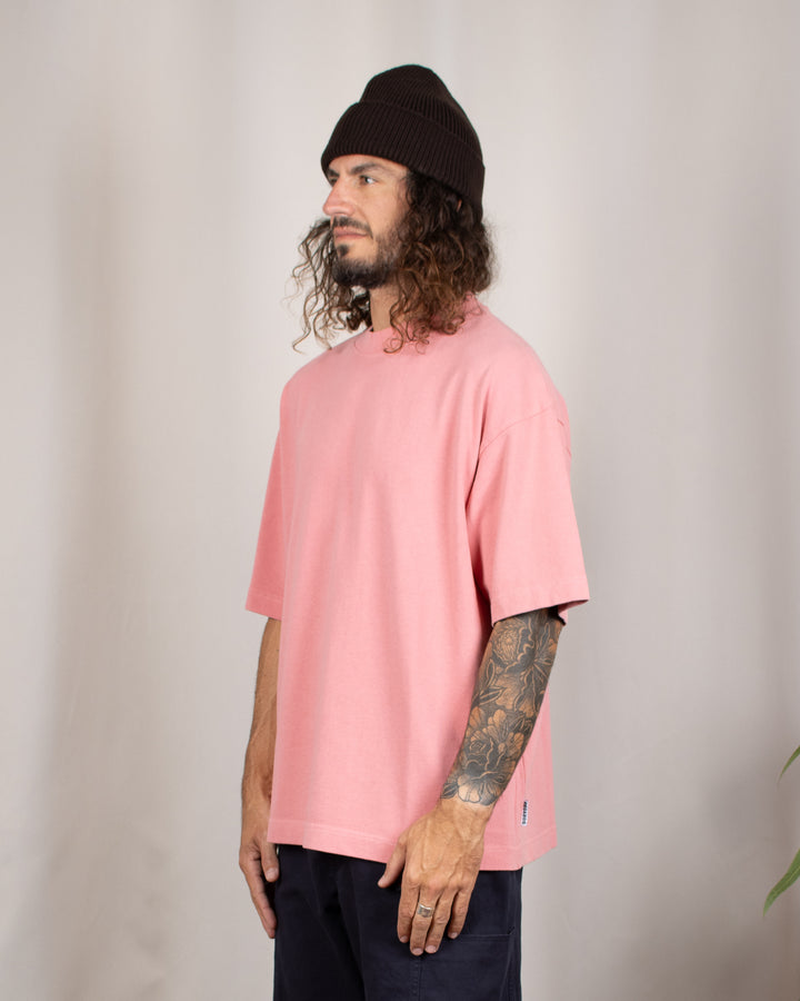 Heavy Oversize Tee Faded Pink