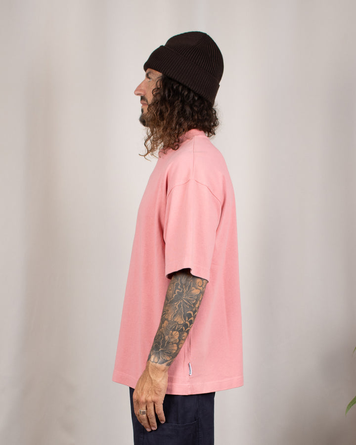 Heavy Oversize Tee Faded Pink