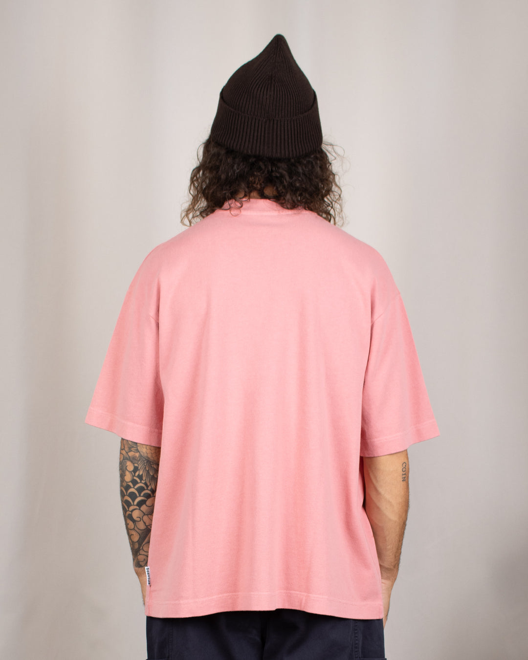 Heavy Oversize Tee Faded Pink
