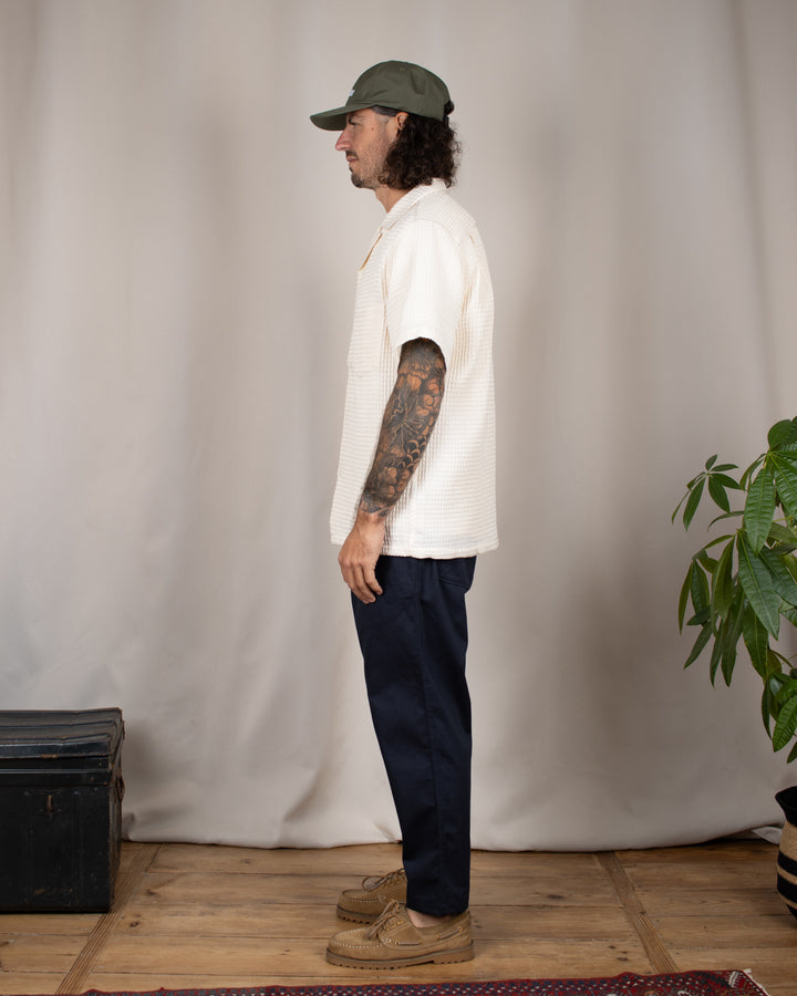 Honey Comb Shirt White
