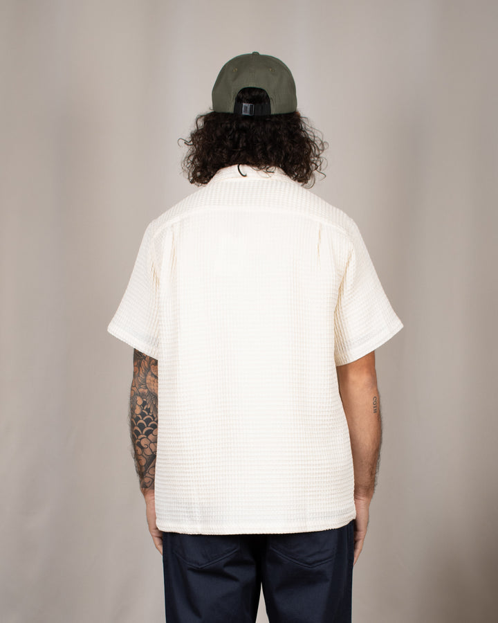 Honey Comb Shirt White
