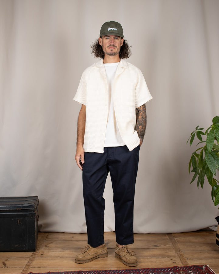 Honey Comb Shirt White