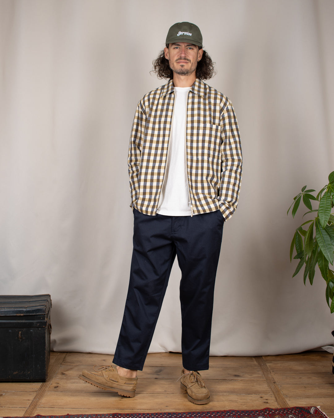 Zip Shirt Aberdeen Lincot Olive