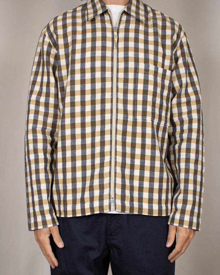 Zip Shirt Aberdeen Lincot Olive