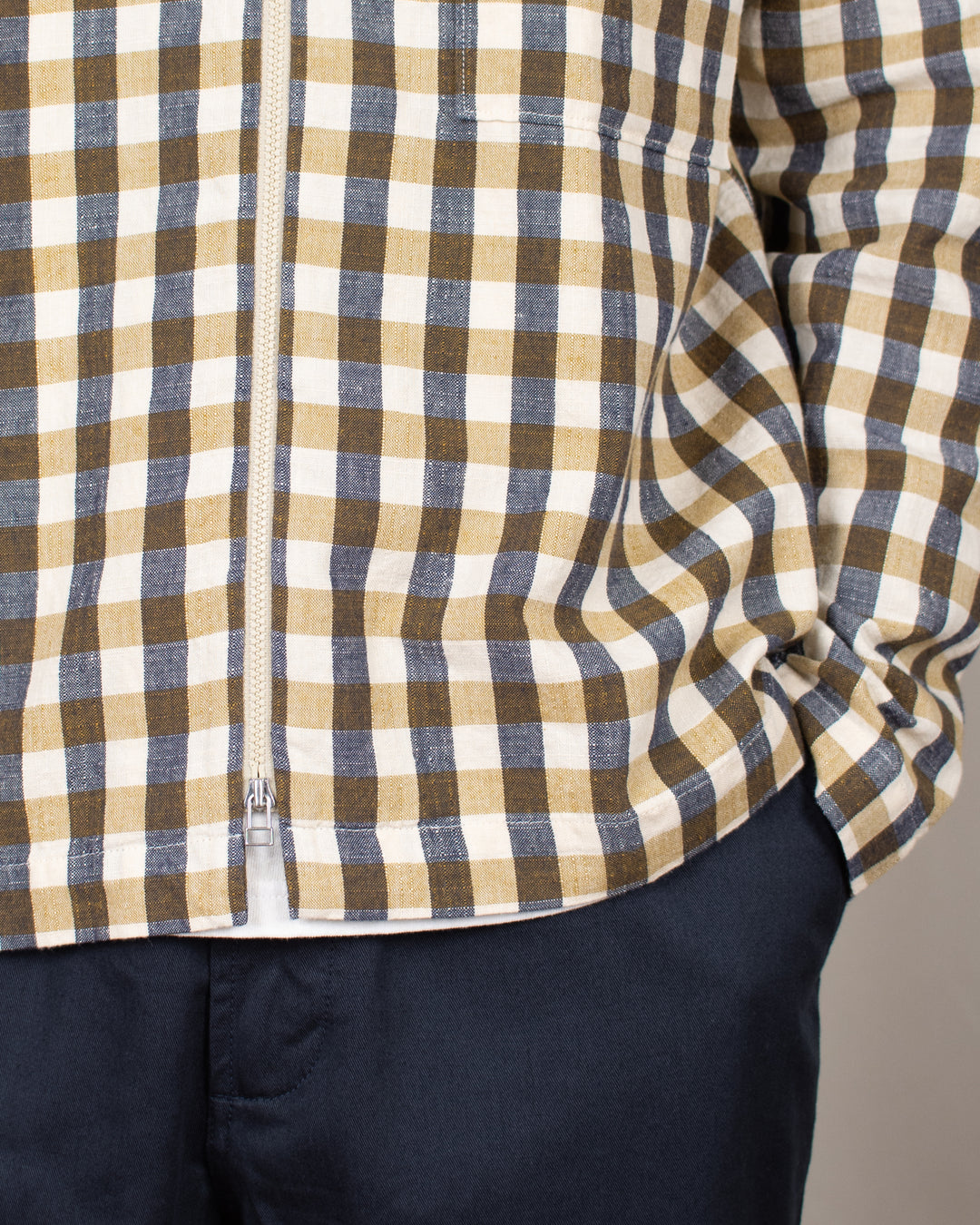 Zip Shirt Aberdeen Lincot Olive