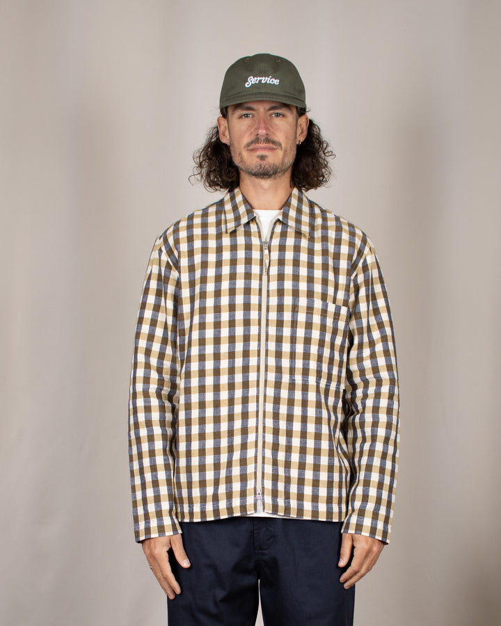 Zip Shirt Aberdeen Lincot Olive