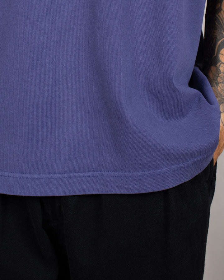 Heavy Oversize Tee Purple Washed