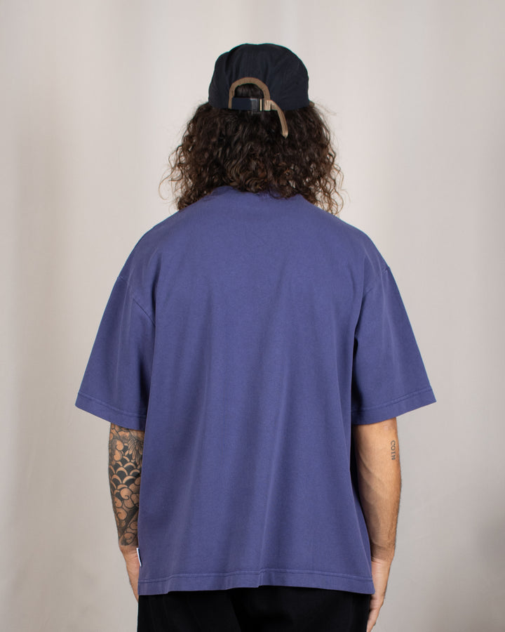 Heavy Oversize Tee Purple Washed