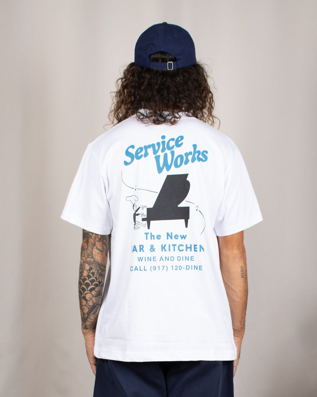 Bar Kitchen Tee White