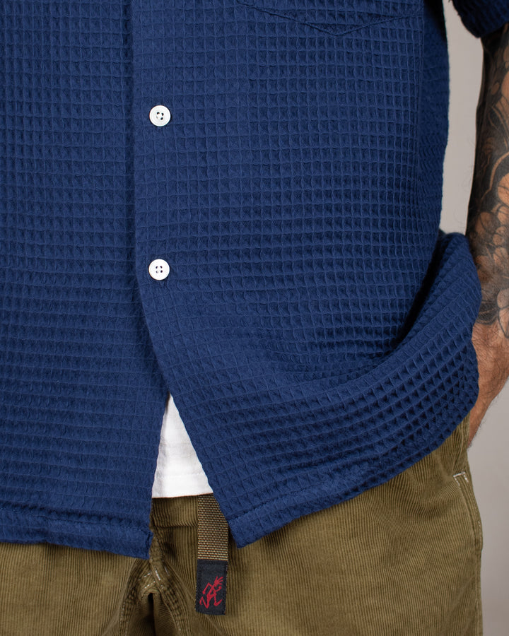 Honey Comb Shirt Blue