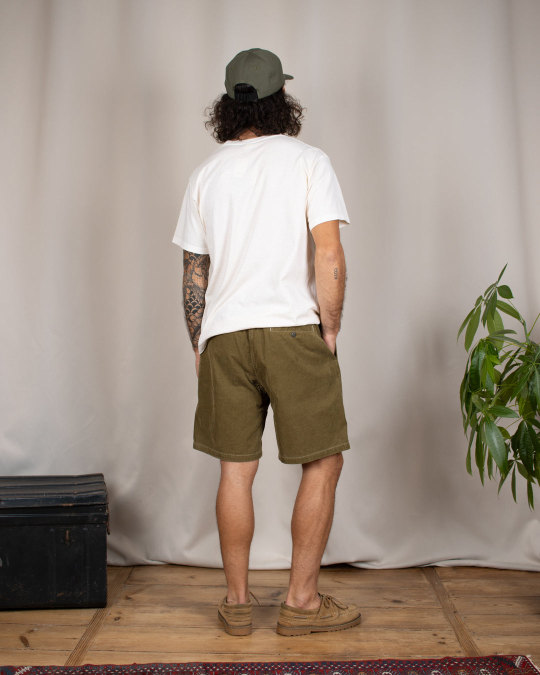 Corduroy G-Short Olive
