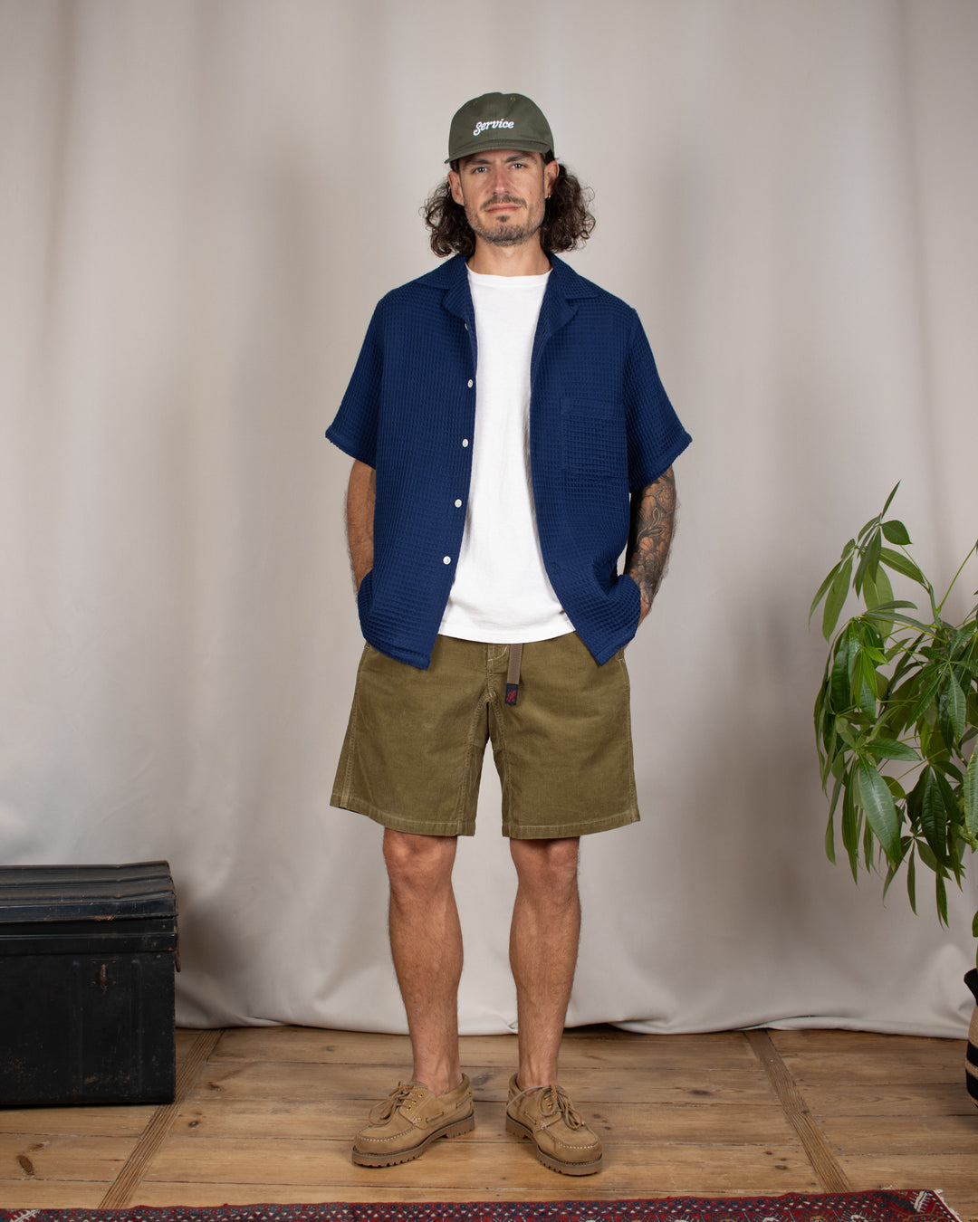 Corduroy G-Short Olive