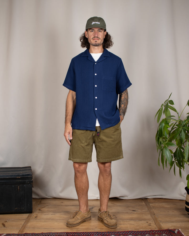Honey Comb Shirt Blue