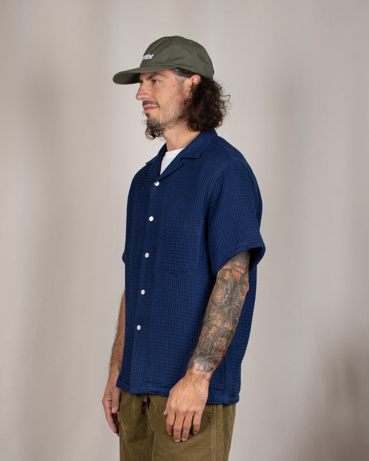 Honey Comb Shirt Blue