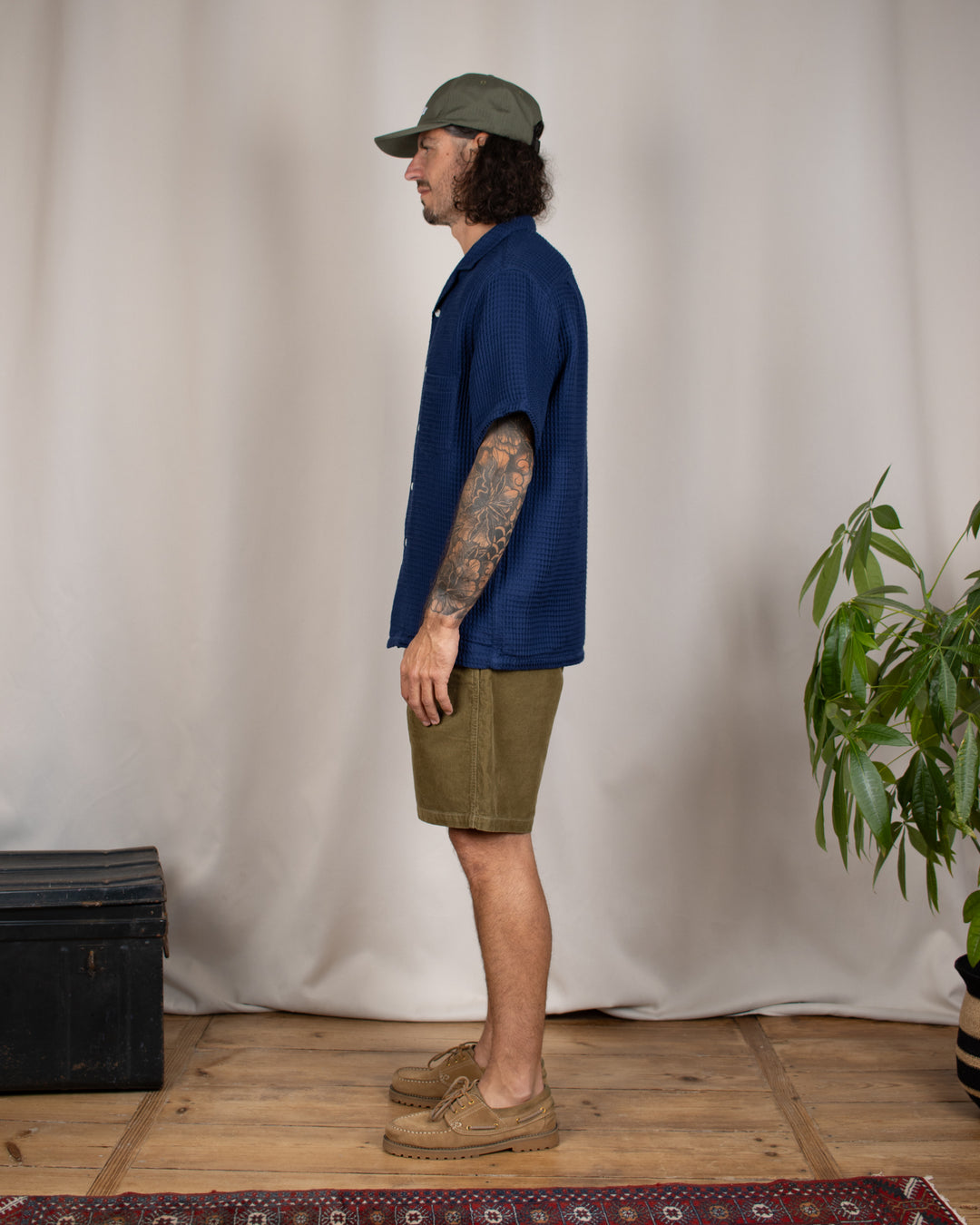 Honey Comb Shirt Blue