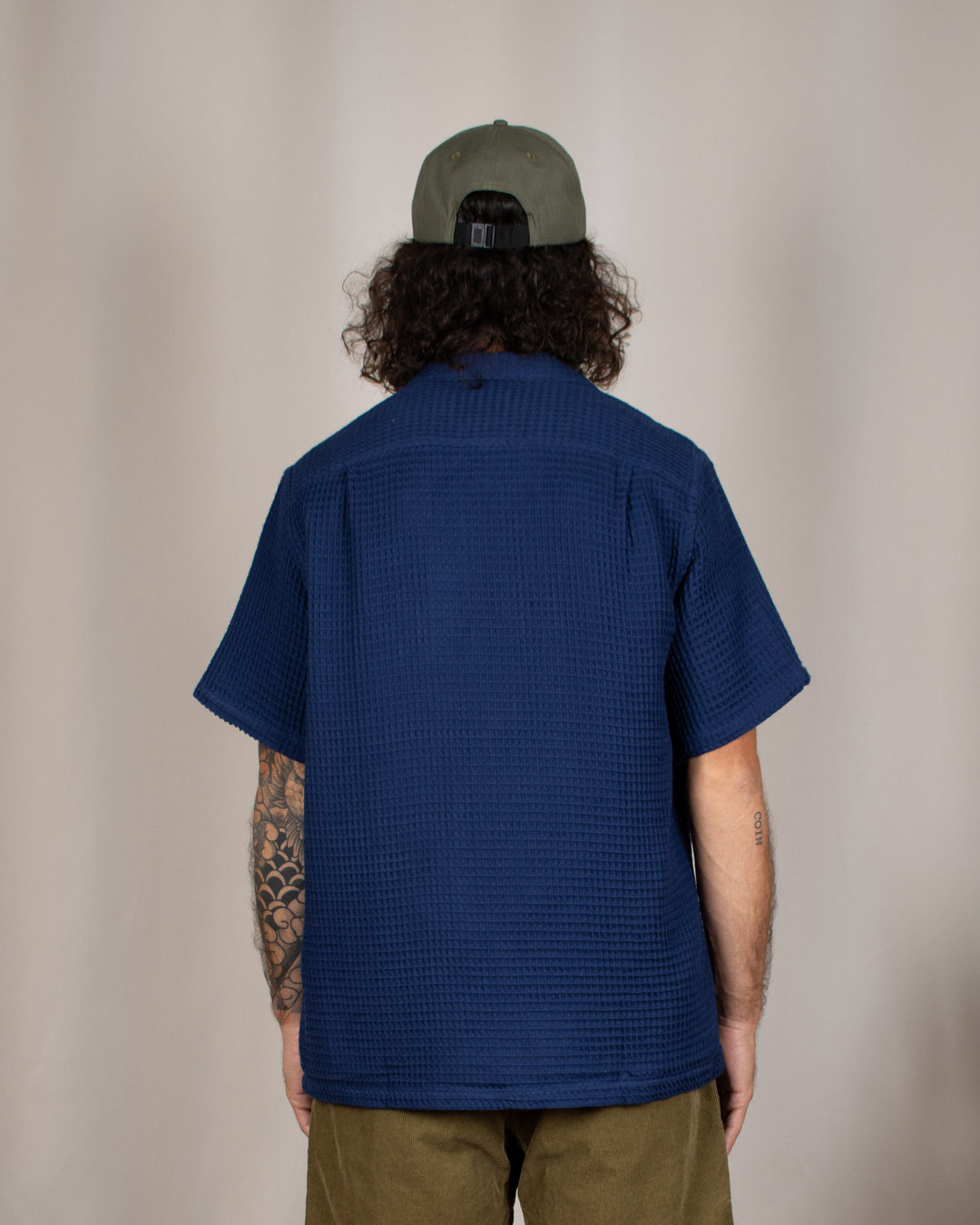 Honey Comb Shirt Blue