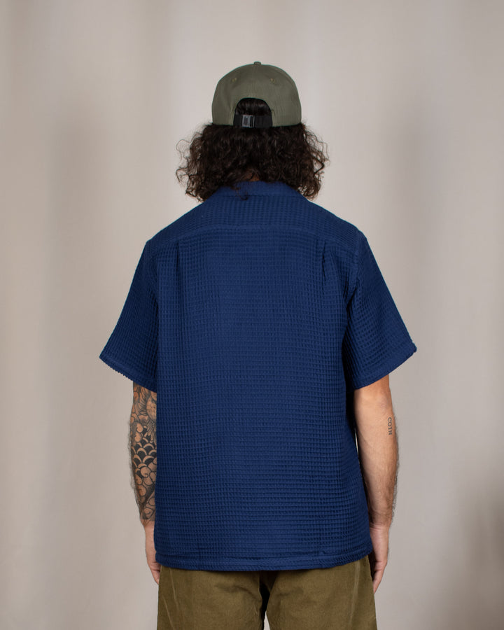 Honey Comb Shirt Blue