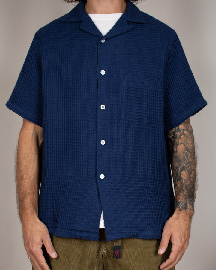 Honey Comb Shirt Blue