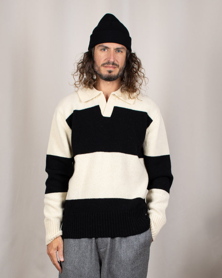 Checkmate Jumper Off-White/Black